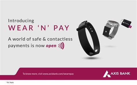 nfc debit card axis bank|Axis Bank wear n pay online.